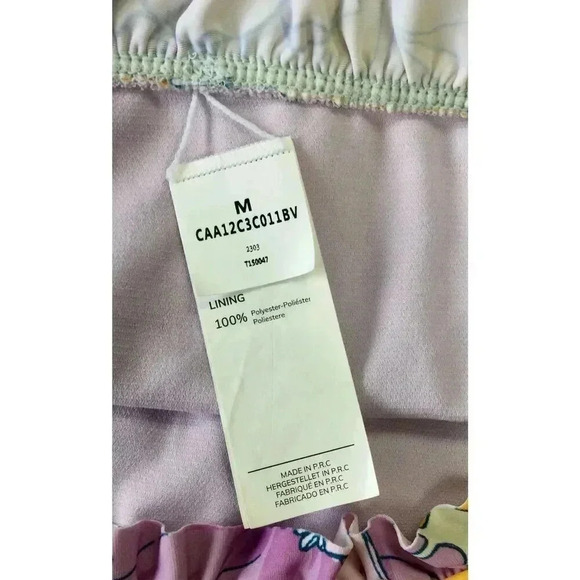 Cupshe Womens Multicolor‎ Floral Ruffled Bikini Bottom Swimwear Medium - Picture 5 of 10